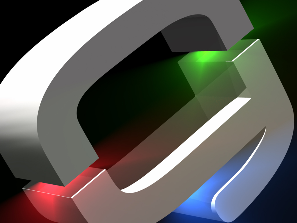 3D Rendered image. Logo.