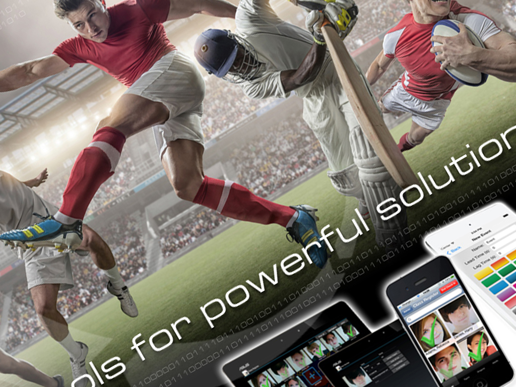 Advertising. Marketing visuals for data analysis apps.